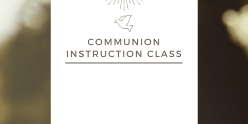 communion instruction