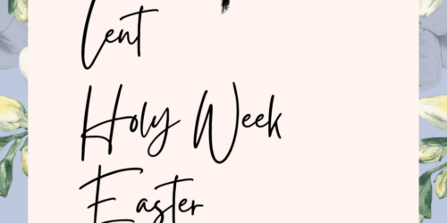 Blue and White Floral Holy Week Schedule (1)