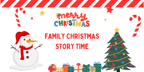 Family Christmas Story Time Invite (500 x 250 px)