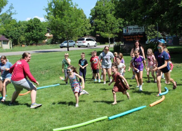 Day Camp - kids running
