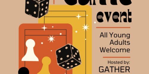 Gather FoCo Board Game Event Poster